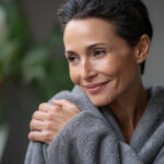 personne en introspection avec lumière douce représentant la connaissance de soi et le fonctionnement énergétique humain