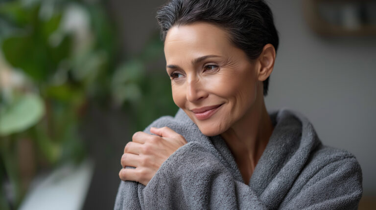 personne en introspection avec lumière douce représentant la connaissance de soi et le fonctionnement énergétique humain